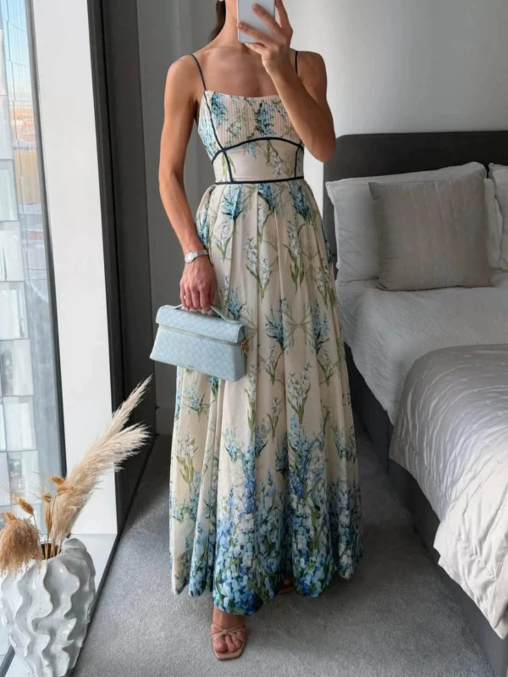 ZARA New Chic Linen Beach Vacation Dress